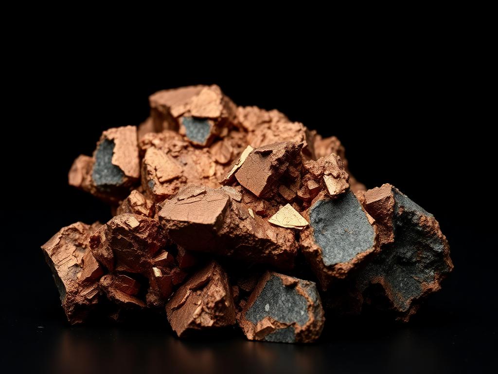 Wide aerial of central Tanzanian terrain or geological core sample close-up